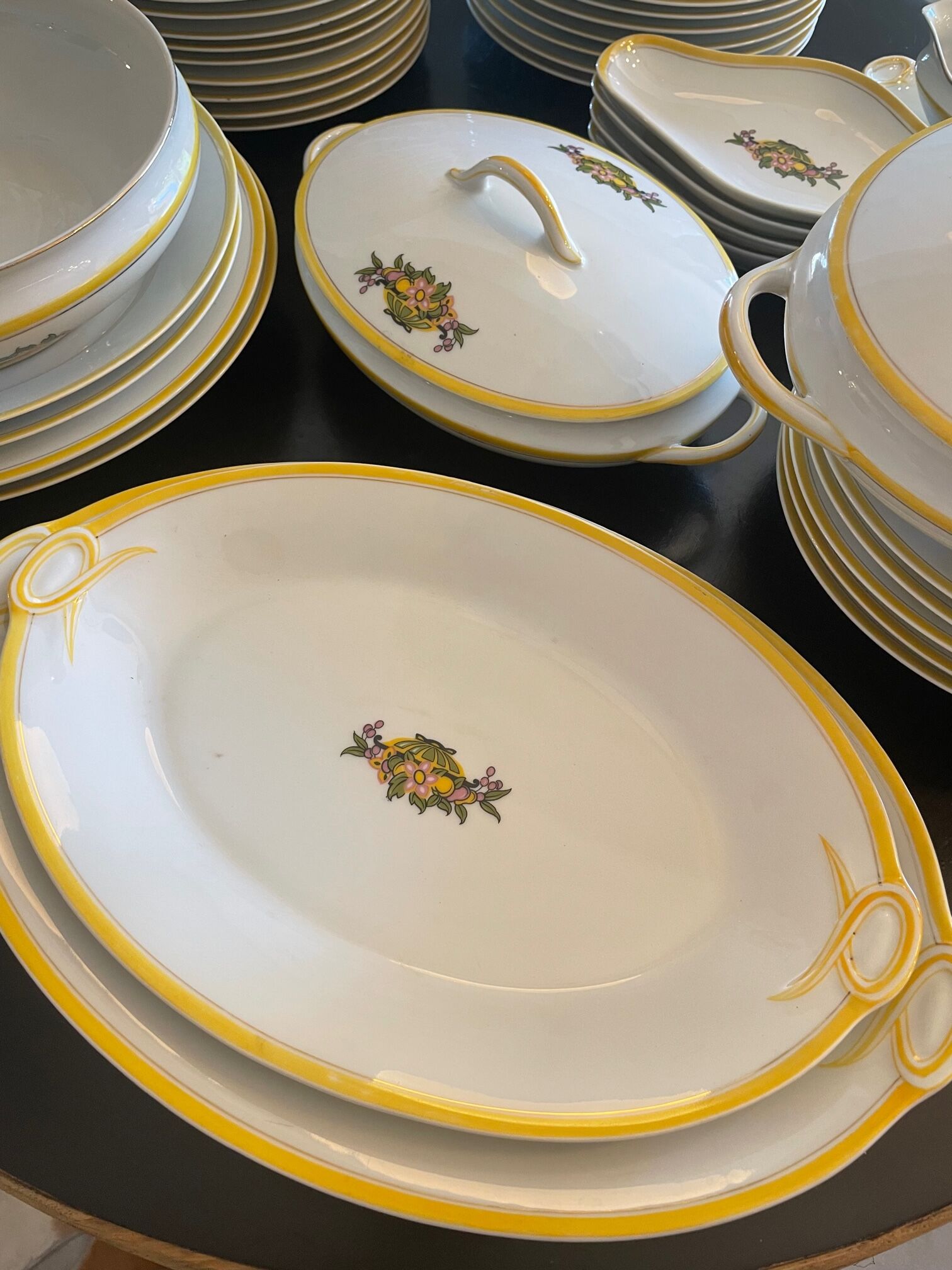 Limoges porcelain service