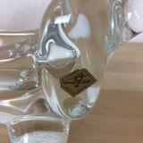 Set of 3 animal cups in vannes crystal, dogs and grasshopper