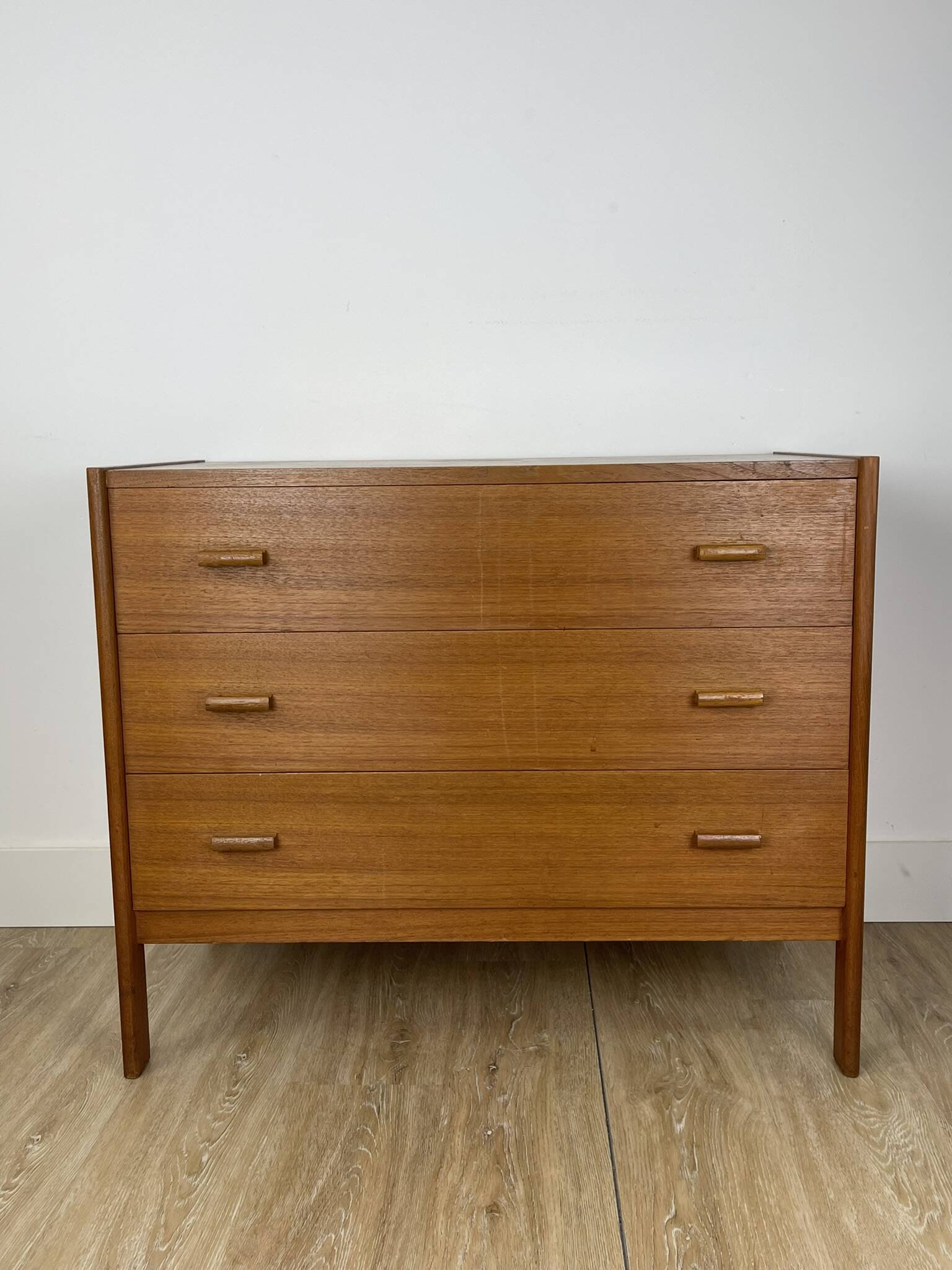 Scandinavian teak chest of drawers