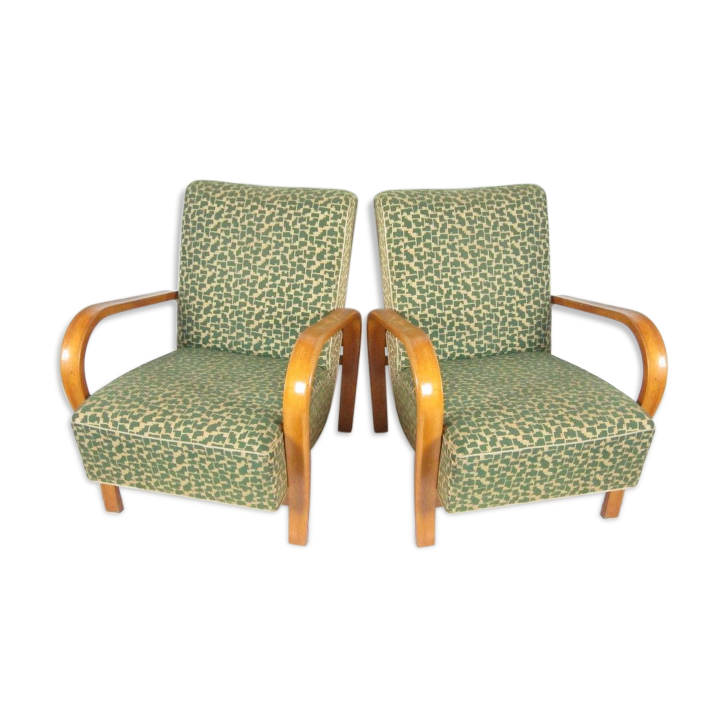Chairs by Jindrich Halabala for UP Závody 1940 s