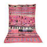 Multicolored berbere wool carpet 170x267cm