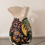 Glazed terracotta pitcher from the 1950s.