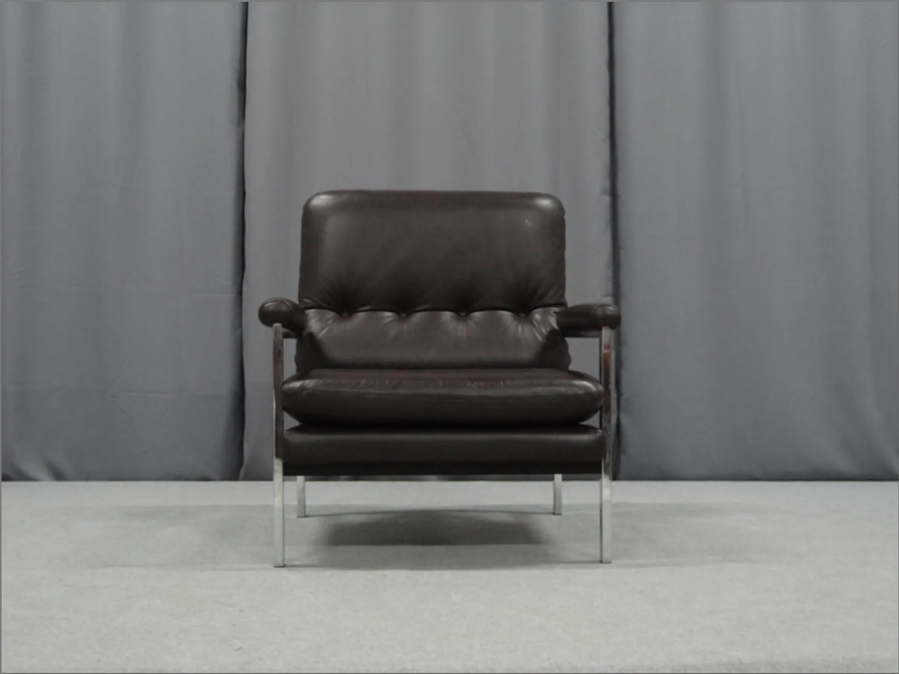 Leather armchair 1970