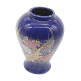 Chinese peacock ceramic vase