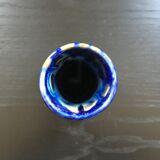 Vase bleu flammé