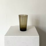 Smoked glass vase from the 70s
