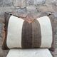 Vintage Berber Kilim cushion cover: Moroccan wool cushion.