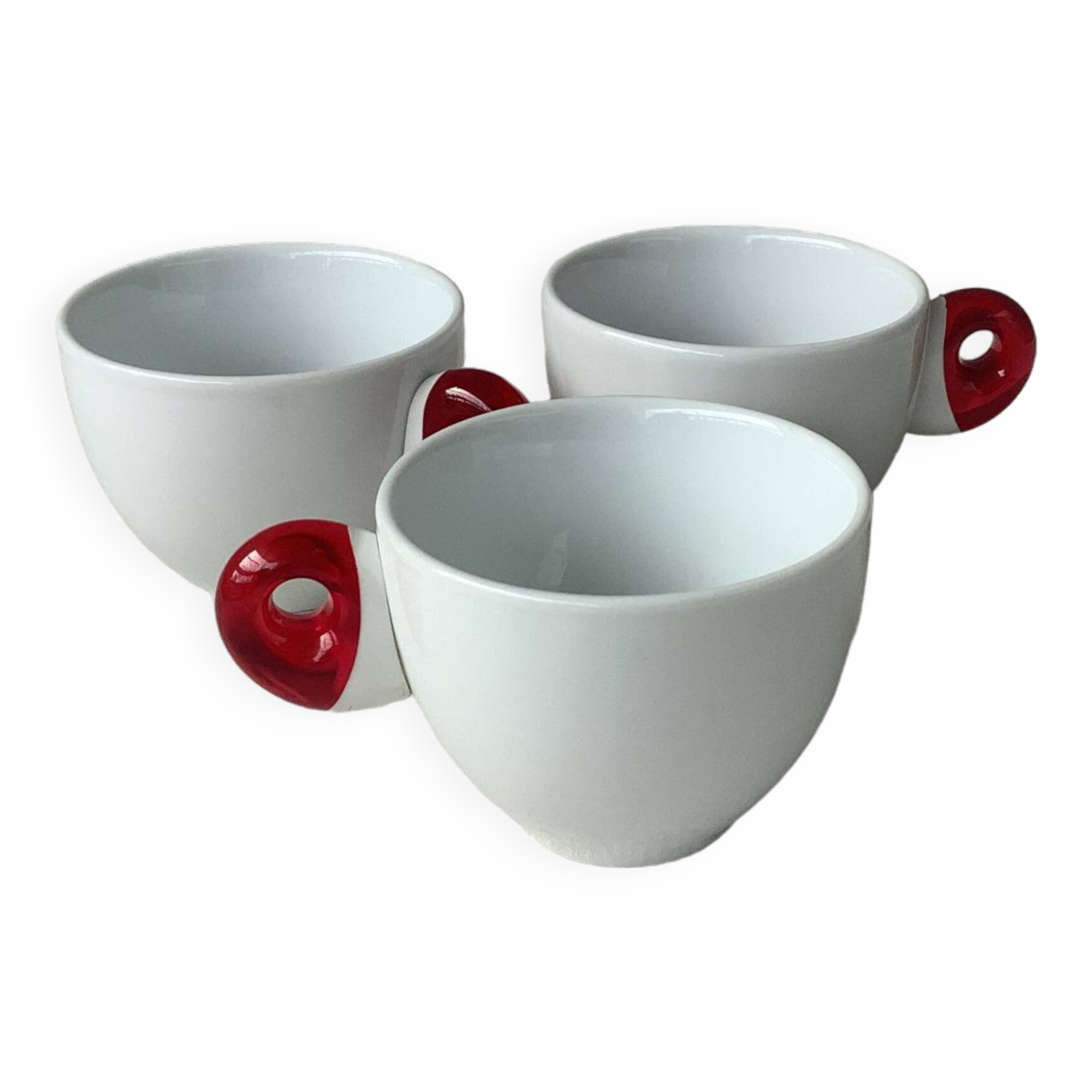 Guzzini porcelain espresso cups