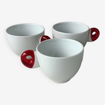 Guzzini porcelain espresso cups