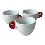 Guzzini porcelain espresso cups