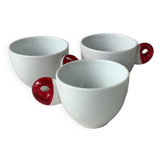 Guzzini porcelain espresso cups