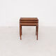 Mid-century teak nesting tables, The Netherlands 1950's