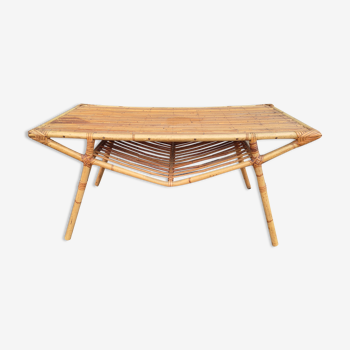 Rattan coffee table