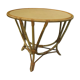 Round rattan table