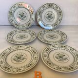 Six Royal Doulton cheese or Provençal bread plates