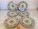 Six assiettes à fromage ou pain provençal royal Doulton