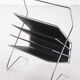 1960s Vintage Voss German Metal and Vinyl Magazine Rack