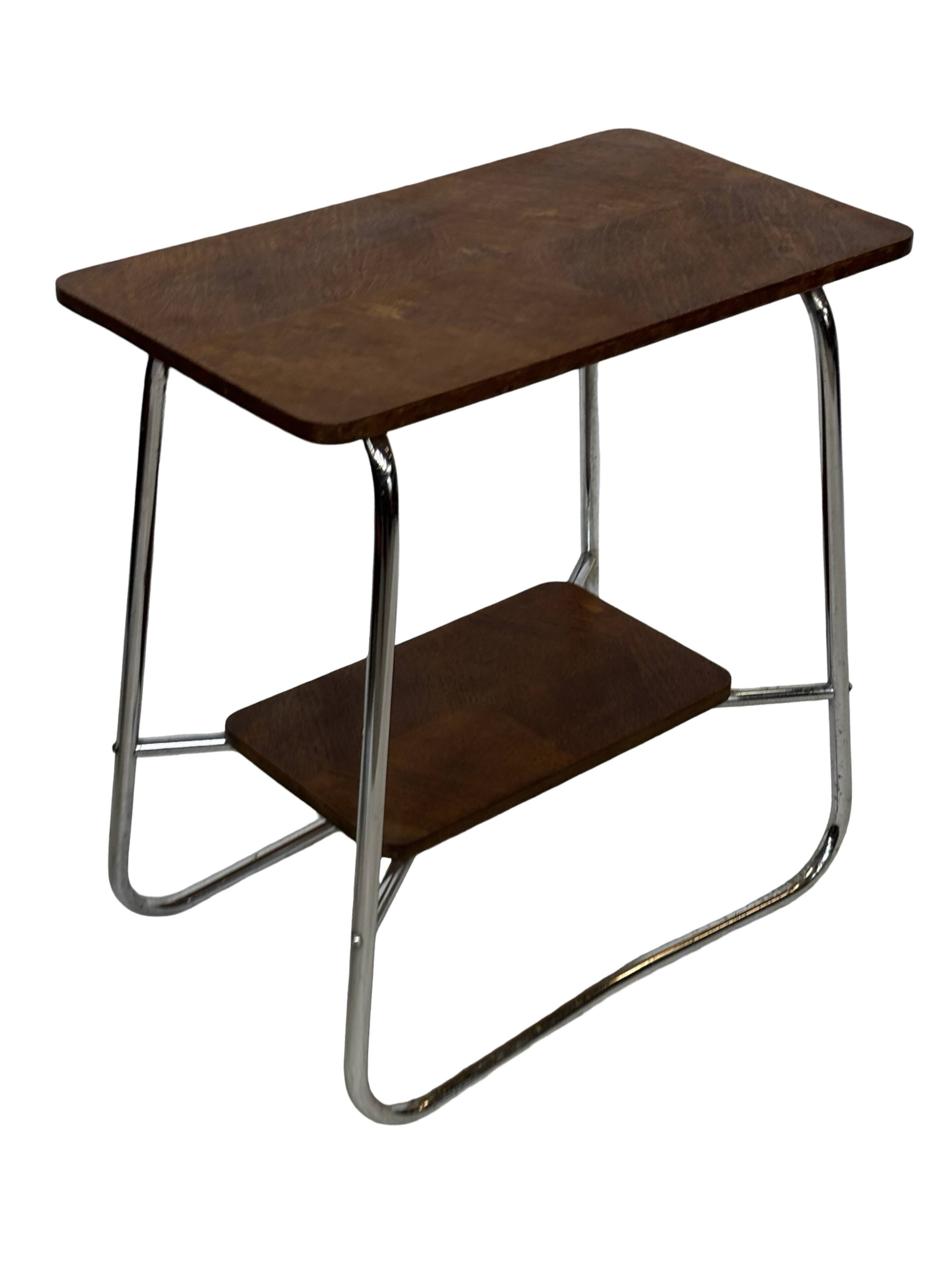 Vintage Art Deco / Bauhaus Style Side Table 60s
