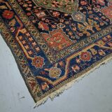 Old hand knotted kurdish woolen kolyai carpet. mid 20th century.