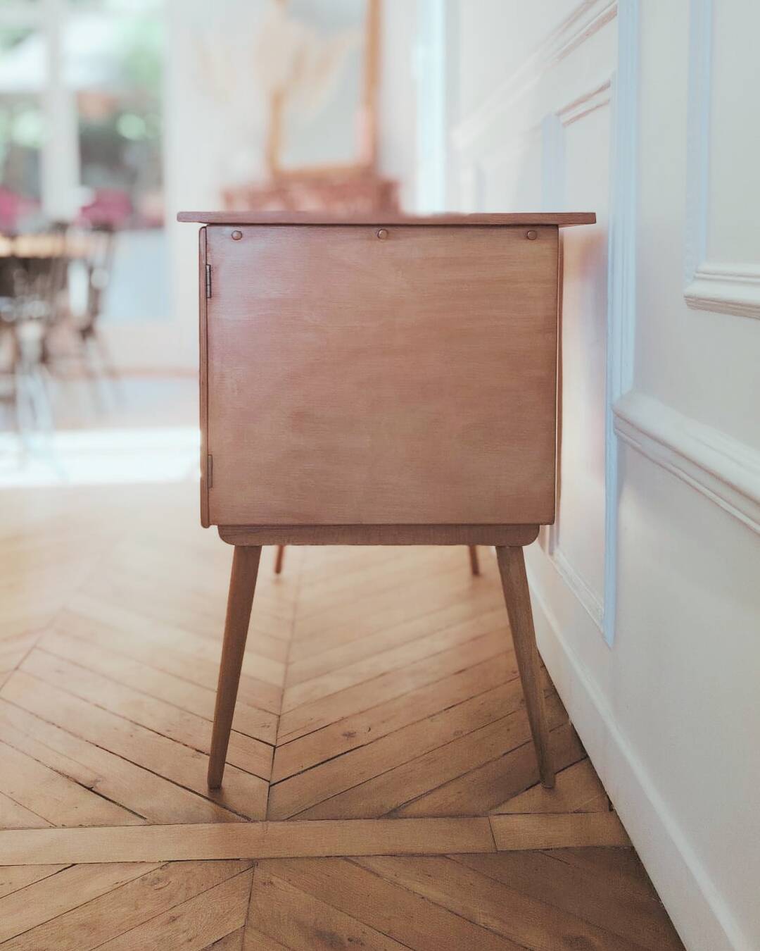 Renovated vintage Baumann desk, 1950s
