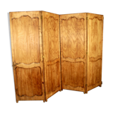 4 Vantaux Screen In Merisier Style Louis XV double-sided