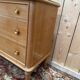 6-drawer chest – Transitional style 1960 – Fruitwood and brass