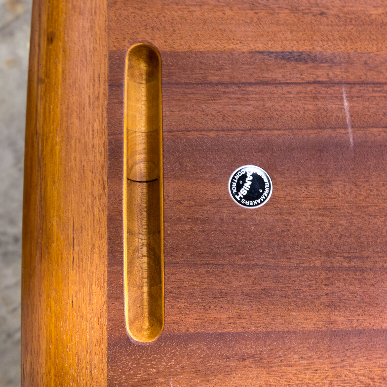 Danish extendable dining table 60