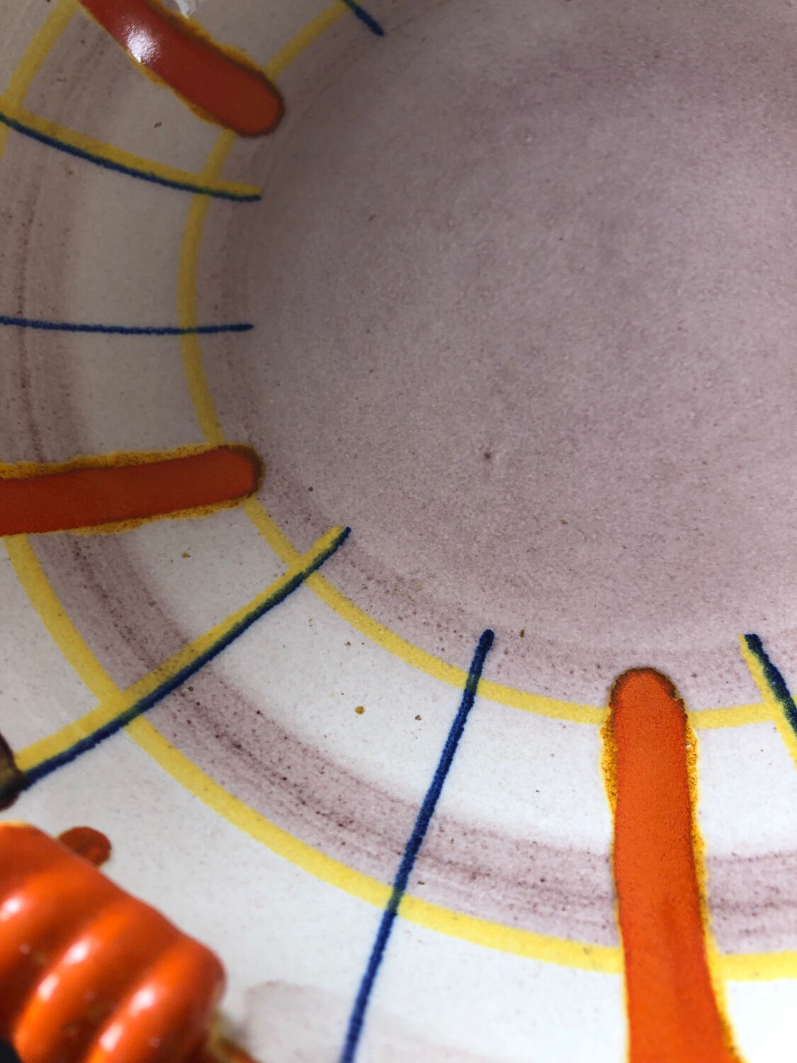 Abstract dish by Elfie Stadtler for Schramberg