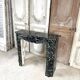 Louis XV style fireplace in green marble, 1900s