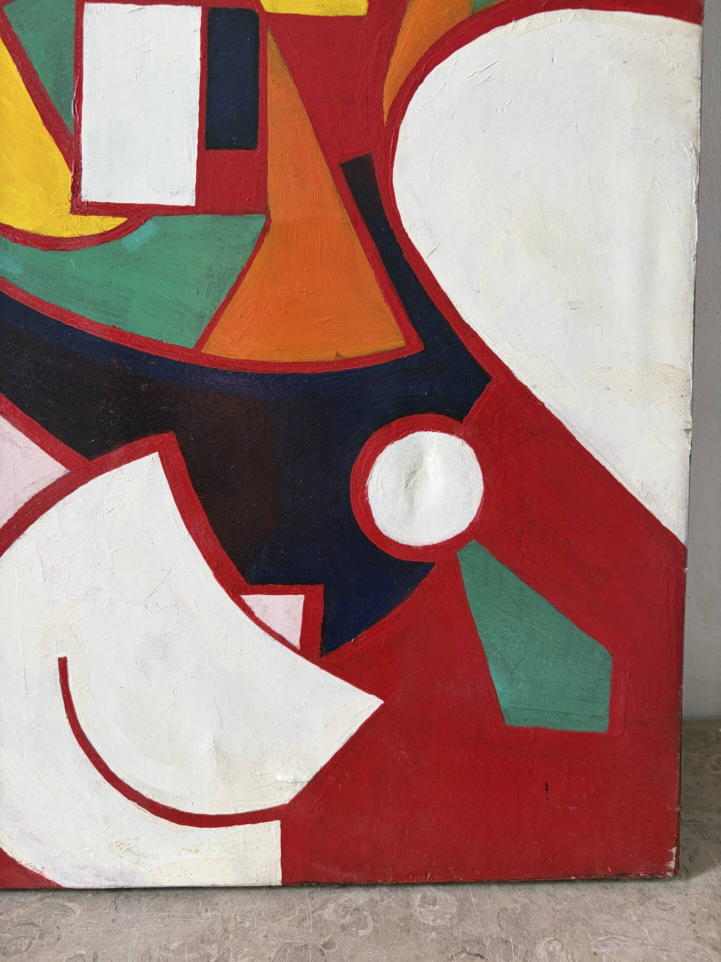 Modern abstract, oil on canvas.