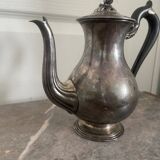 Antique silver-plated coffee pot teapot art nouveau christofle