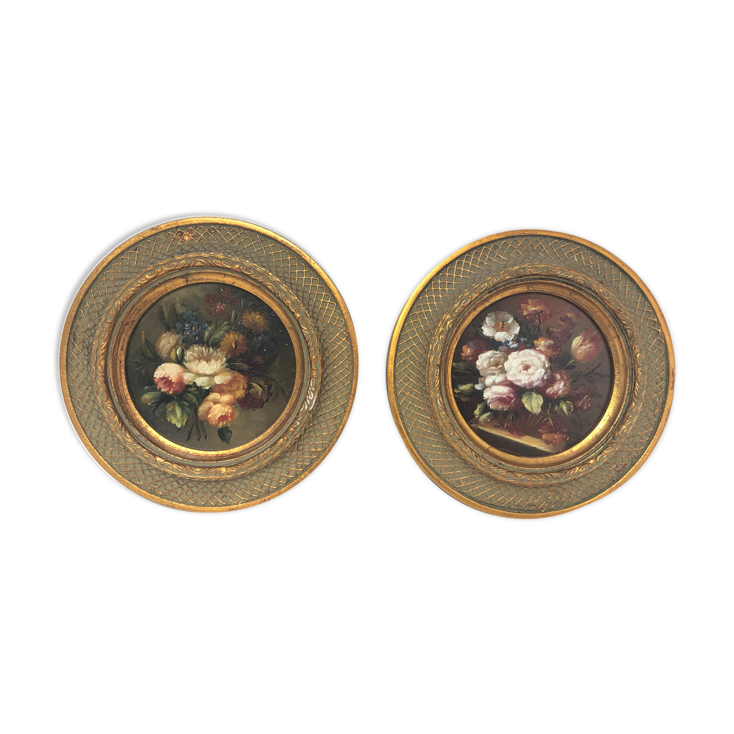 Still life duo with flowers, 1970