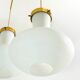 Stilnovo Three-Light Pendant, 1950s