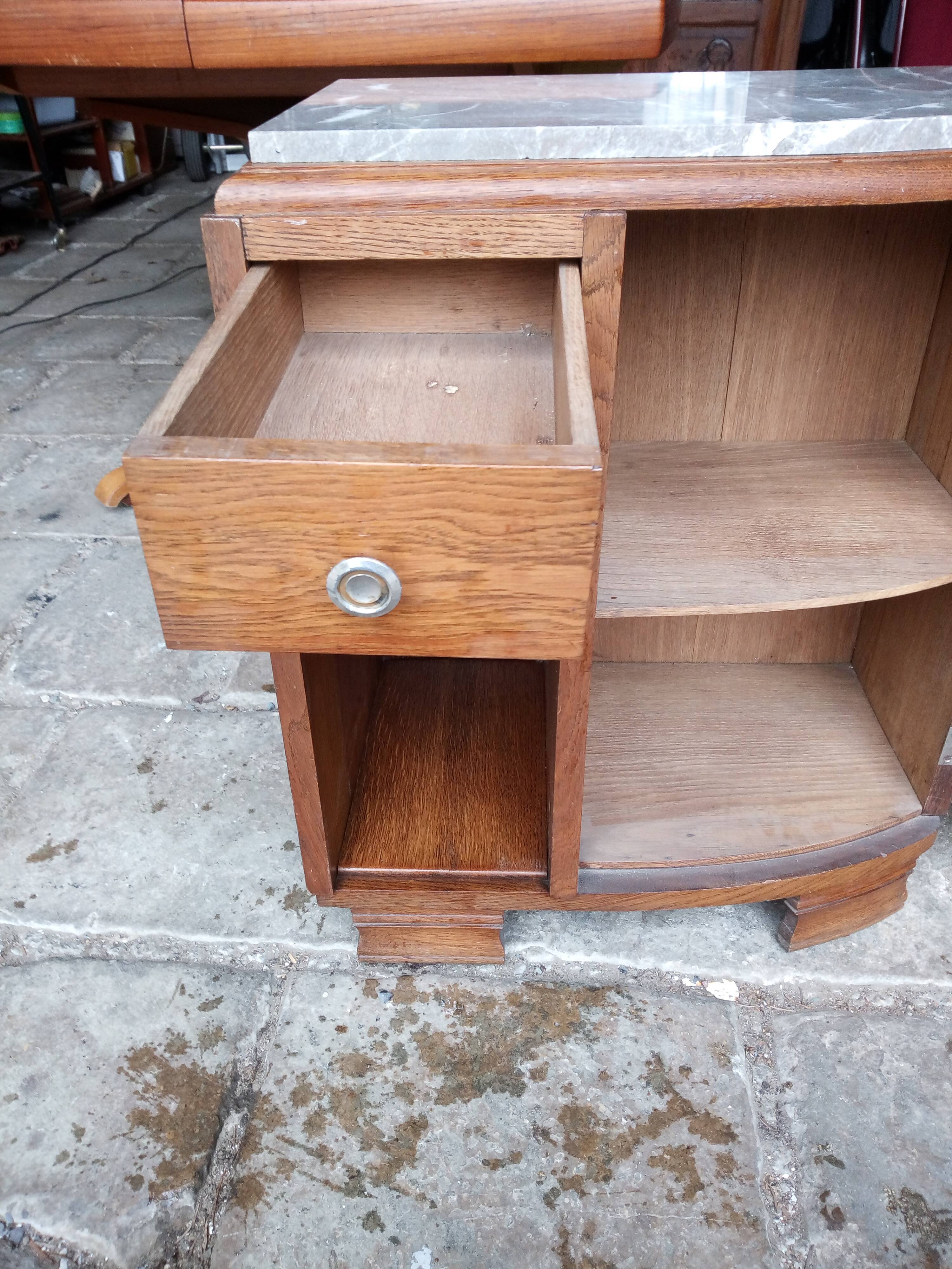 Art deco bedside table