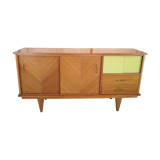 Sideboard vintage of the 50s in light oak