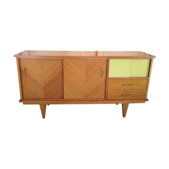 Sideboard vintage of the 50s in light oak