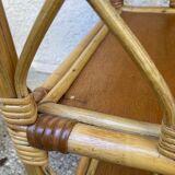 Vintage rattan shelf