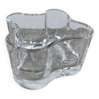 Littala Clear Glass Candle Holder