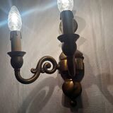 Vintage Brass Wall Sconce
