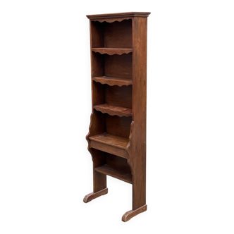 Étagère sur pied en bois massif du 19ème