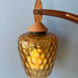 Mid-century teak wall lamp