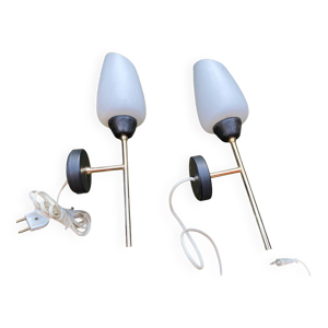 Paire appliques murales - 1950