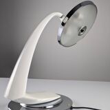Fase Boomerang 2000 lamp in white and chrome, 1960s