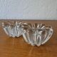 60s crystal flower candle holder