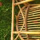 Lot de 2 fauteuils vintage forme corbeille en rotin je