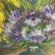 Oil on canvas still life "The Mimosa"