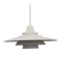 Vintage David Mogensen White Pendant Lamp, Super Light A/S, Danish Mid-Cent
