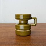 Mid-century West German pottery candlestick WGP by Cari Zalloni for Steuler, 1960s.