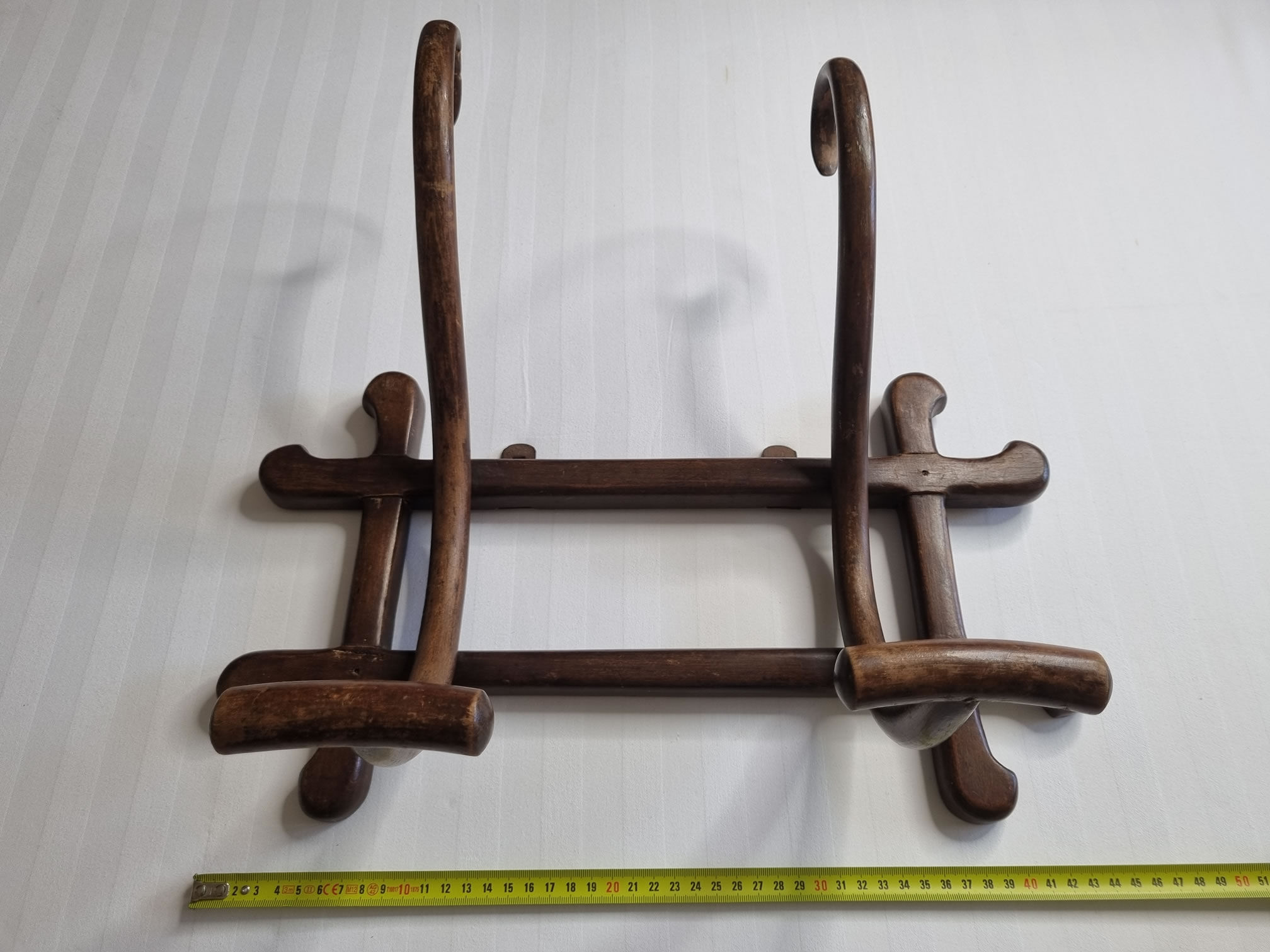 Coat rack 1900 in curved beech, Jacob & Josef Kohn, Vienna