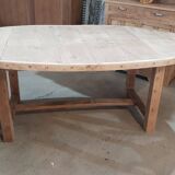 Table de ferme ovale